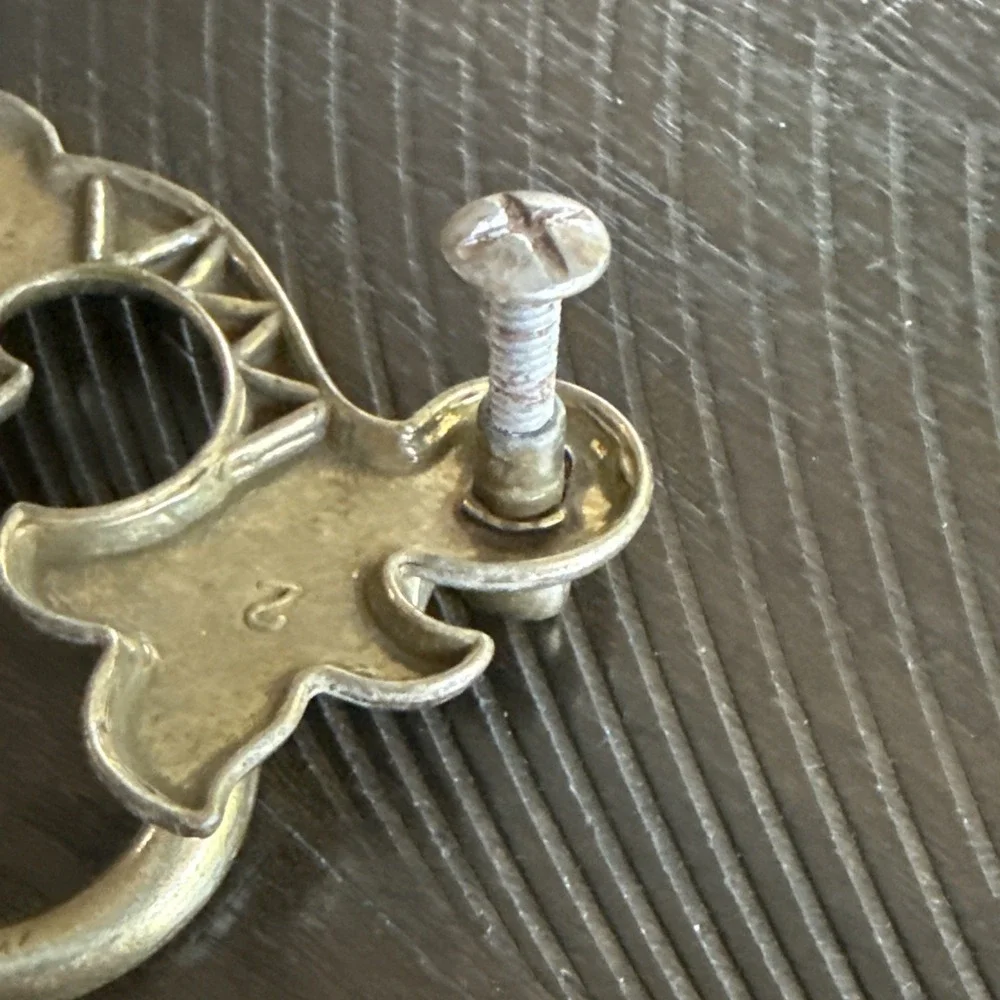 Lot of 10 Vintage Keeler Brass Co Chippendale Drawer Pull Handles N12801